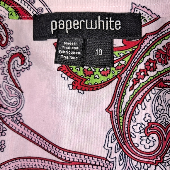 Paper White Shirt Sz 10 - Picture 10 of 11